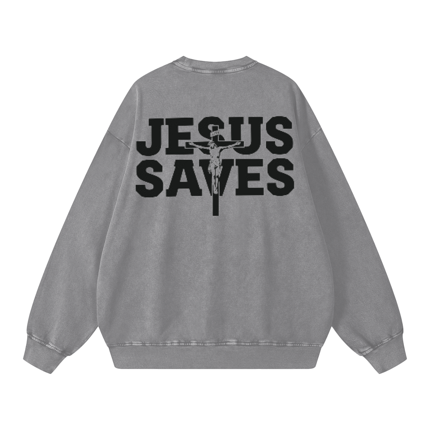 Snow Washed Oversized Sweatshirt